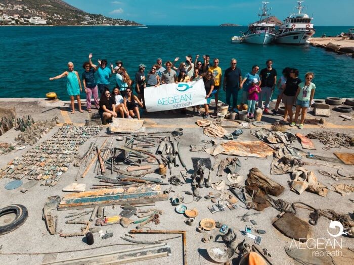Πόρτο Ράφτη: Δράση με υποβρύχιους καθαρισμούς και ερευνητικές δραστηριότητες, από την Aegean Rebreath